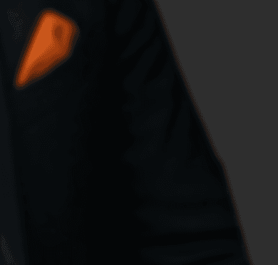 A floating cutout of Chris Barnes' torso
